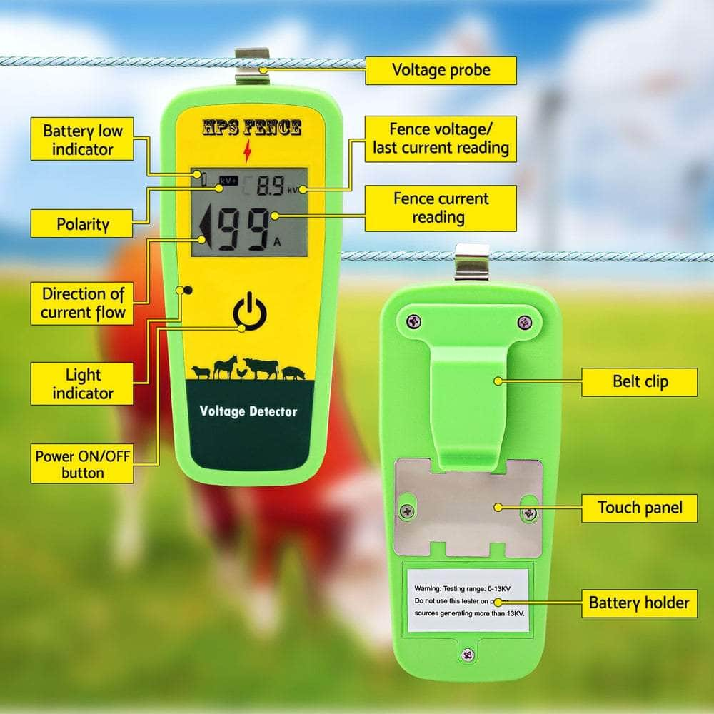 Digital Electric Fence Tester Fault Finder voltage tester fault 13KV