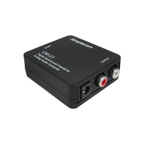 Digital Optical Toslink And Coaxial To Analog Rca Audio Converter