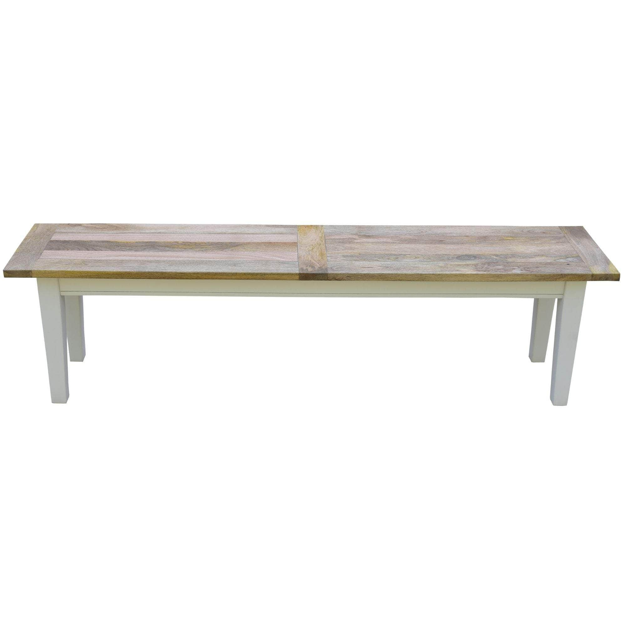 Dining Bench Seat 130Cm Mango Wood French Provincial Furniture