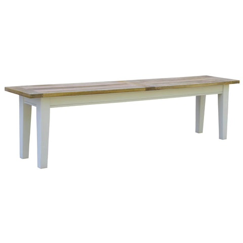 Dining Bench Seat 170Cm Mango Wood French Provincial Furniture