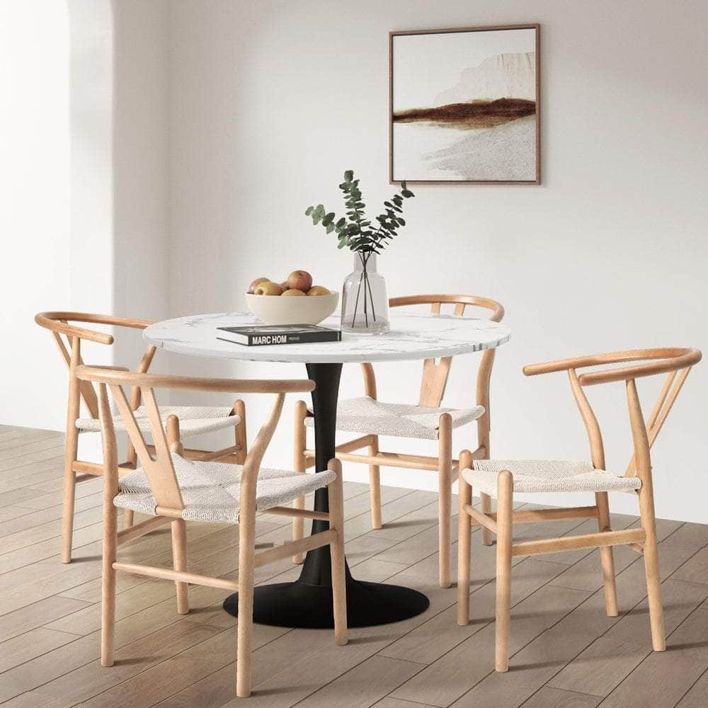 Dining Chair Wooden Hans Wegner Wishbone Chair