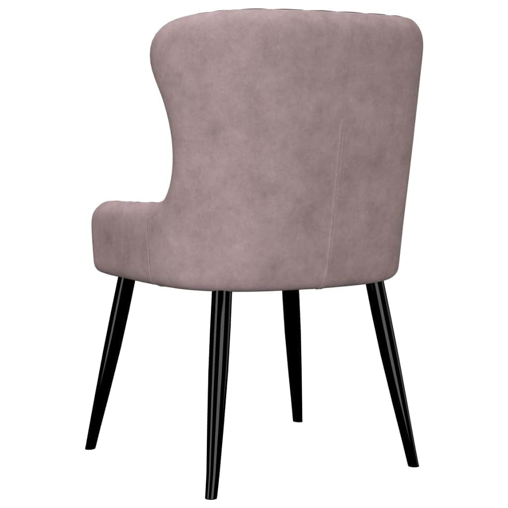 Dining Chairs 2 pcs Pink Velvet