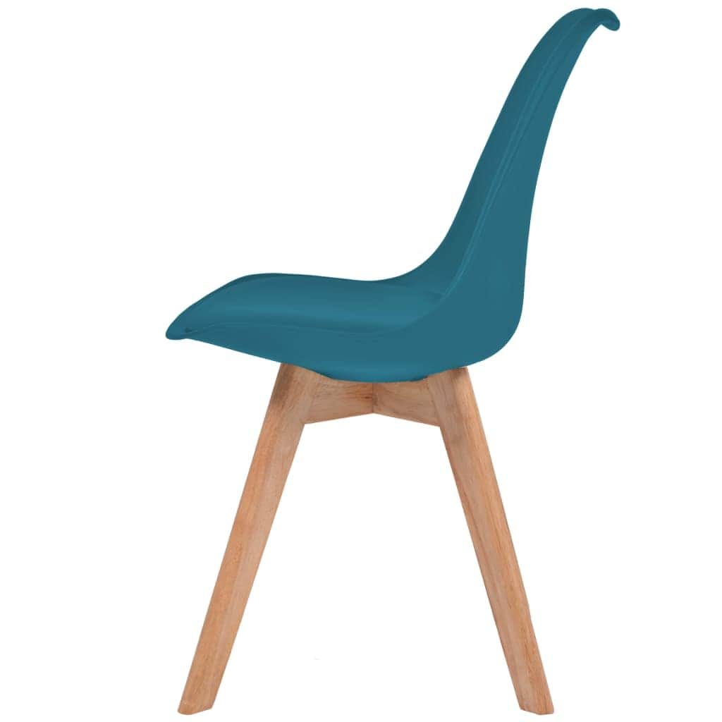 Dining Chairs 2 pcs Turquoise Faux Leather