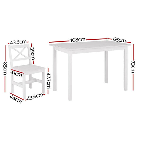 Dining Chairs And Table Dining Set 4 Cafe Chairs Set Of 5 4 Seater White