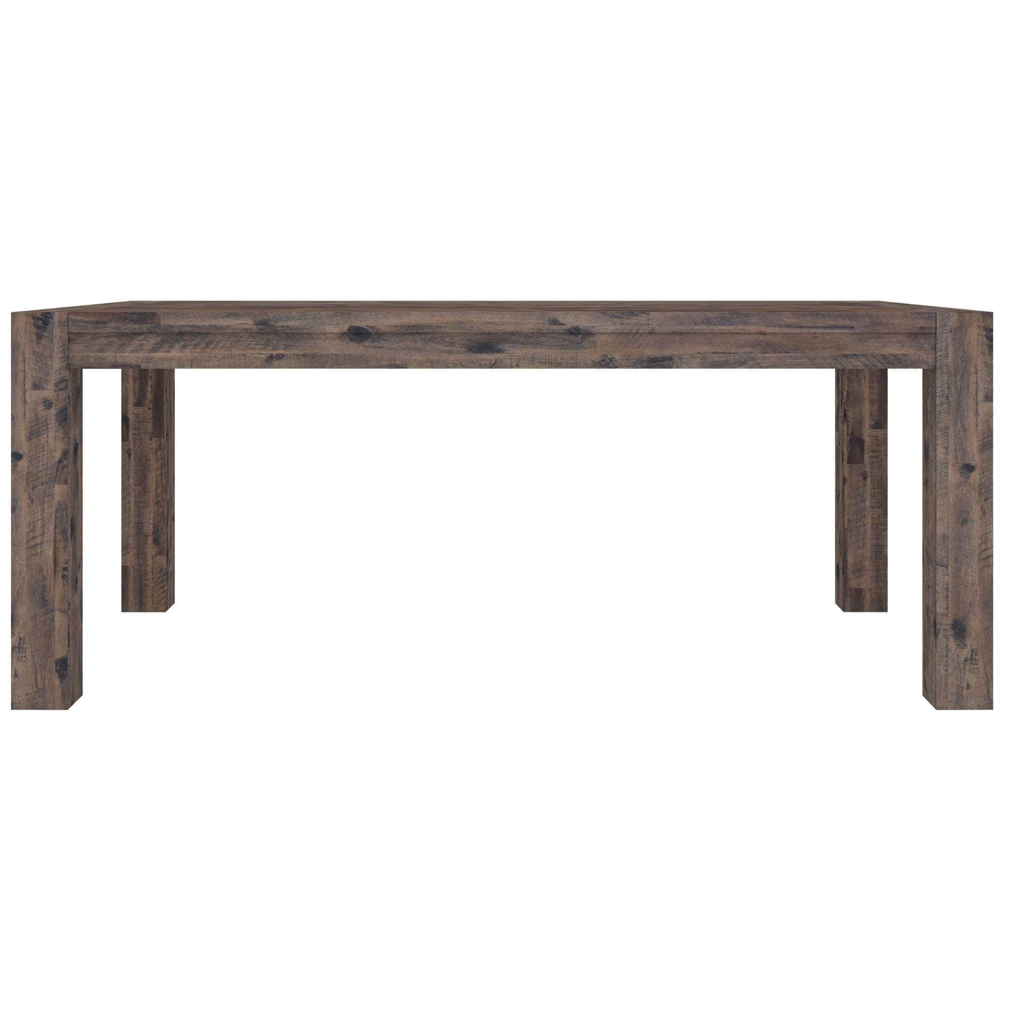 Dining Table 180Cm 6 Seater Solid Acacia Timber Wood - Stone Grey