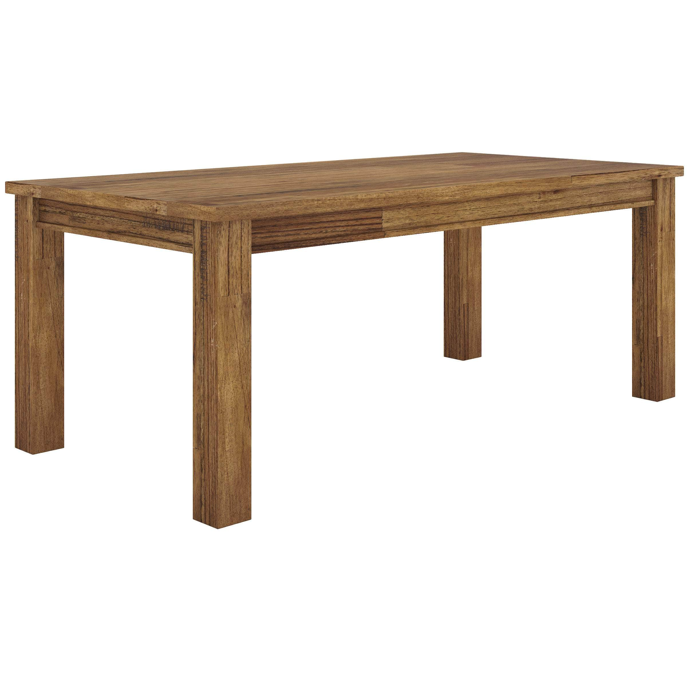 Dining Table 190Cm Solid Mt Ash Wood Home Dinner Furniture - Brown