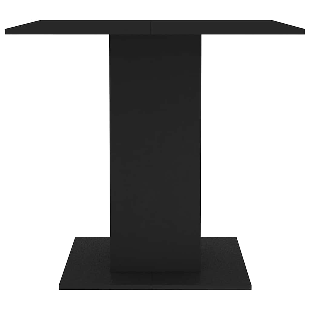 Dining Table Black Chipboard