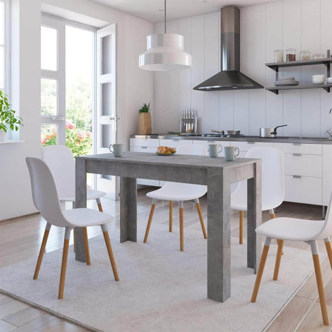 Dining Table Concrete Grey -Chipboard