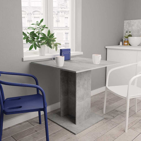 Dining Table Concrete Grey Chipboard