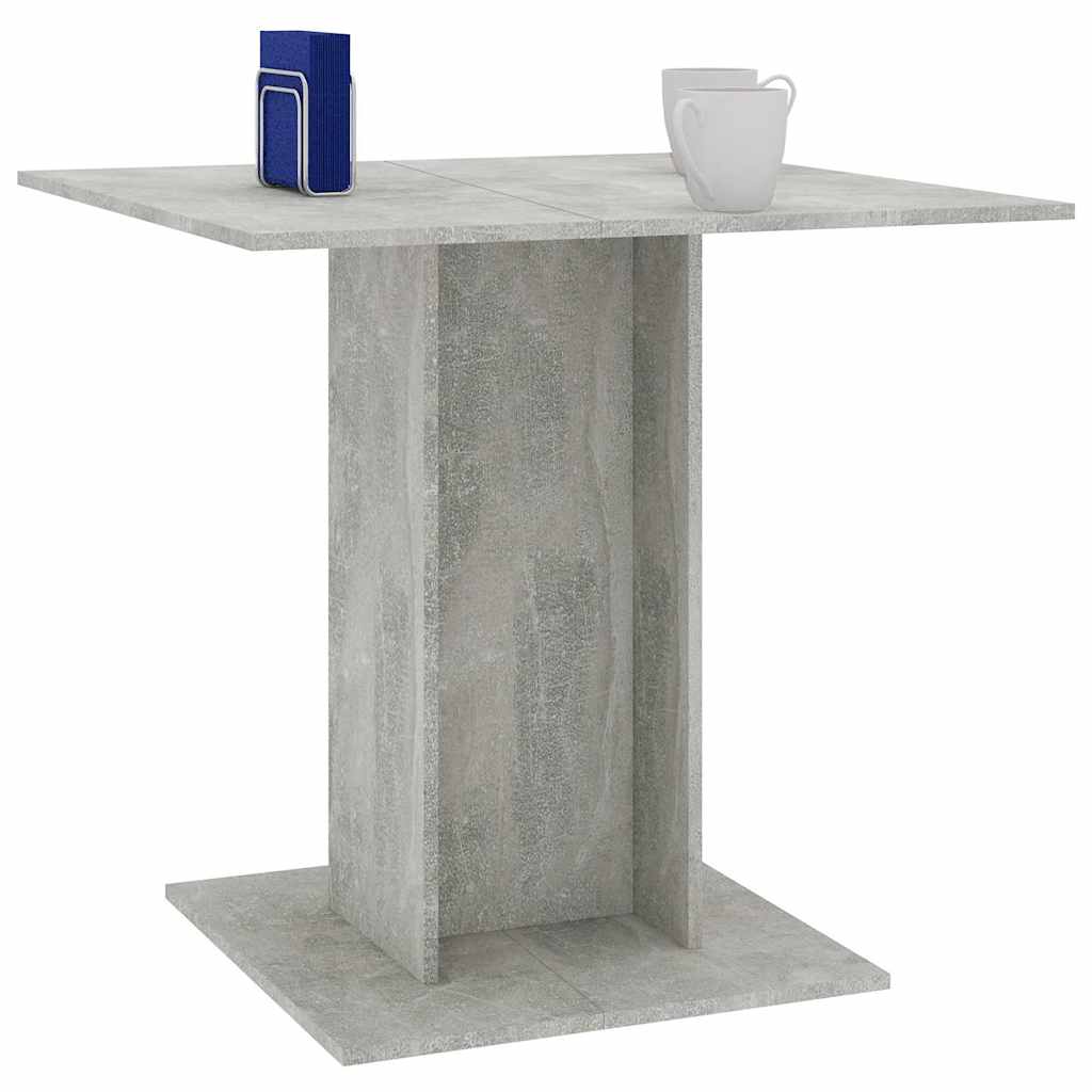 Dining Table Concrete Grey Chipboard