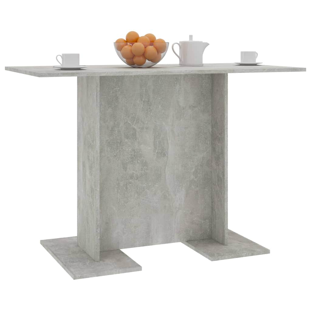 Dining Table Concrete Grey  Chipboard