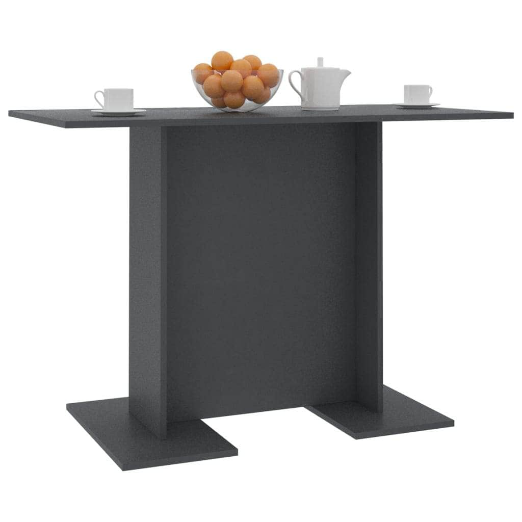 Dining Table Grey Chipboard