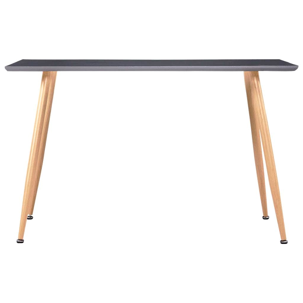 Dining Table Grey & Oak MDF