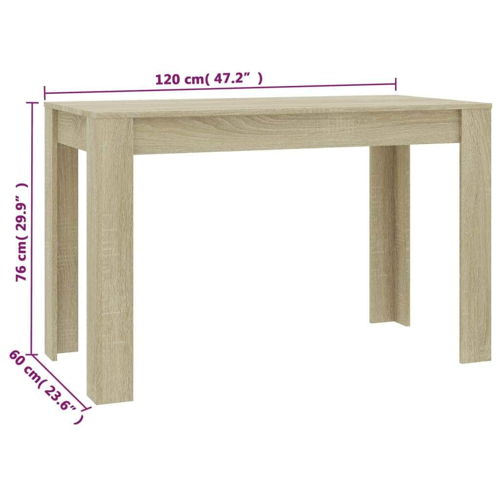 Dining Table Oak Chipboard