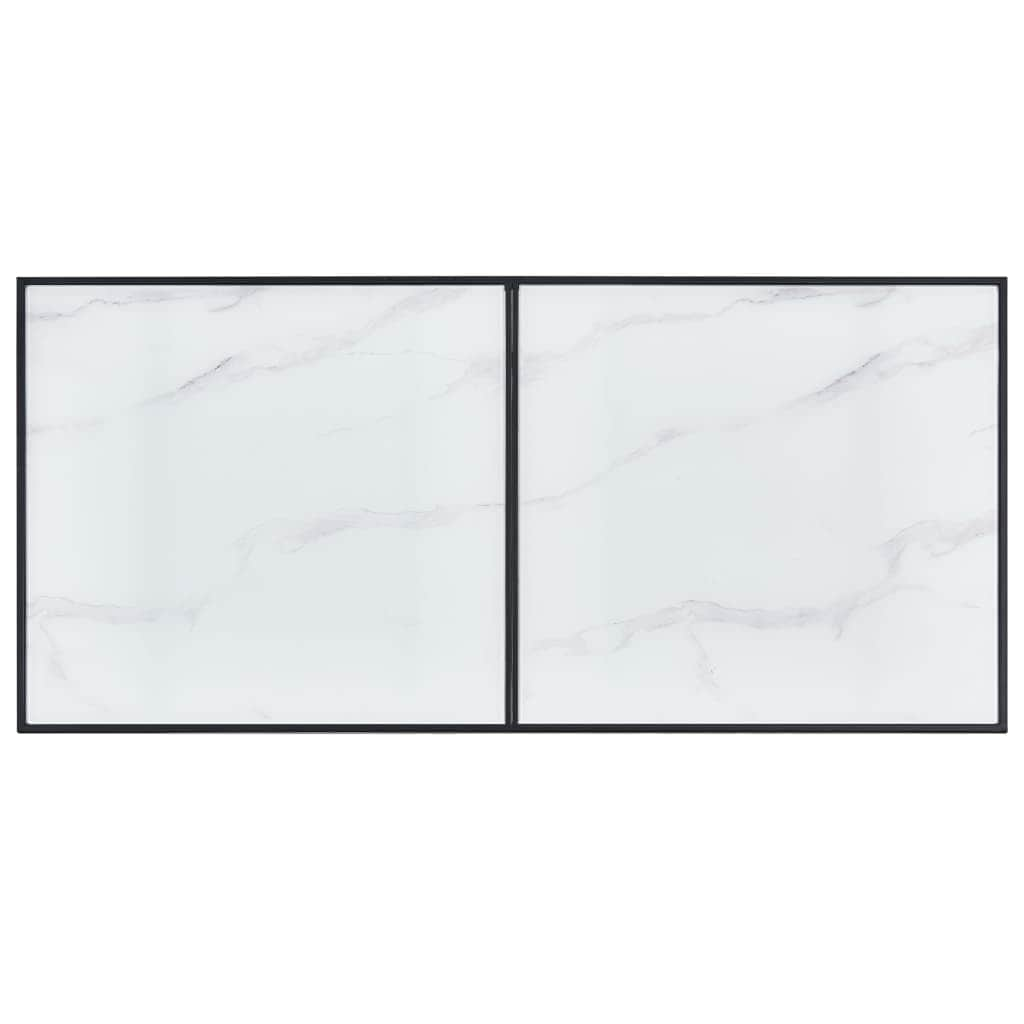 Dining Table Tempered Glass -White