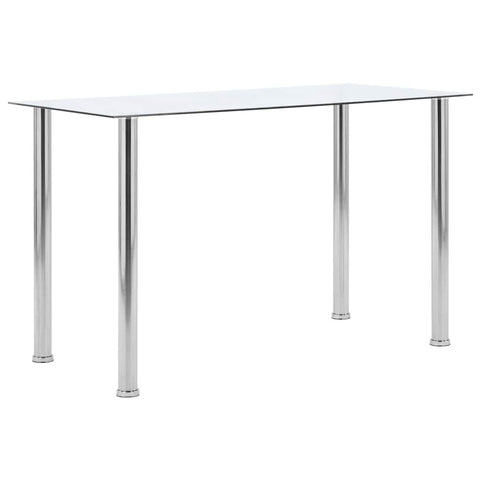 Dining Table Transparent Tempered Glass