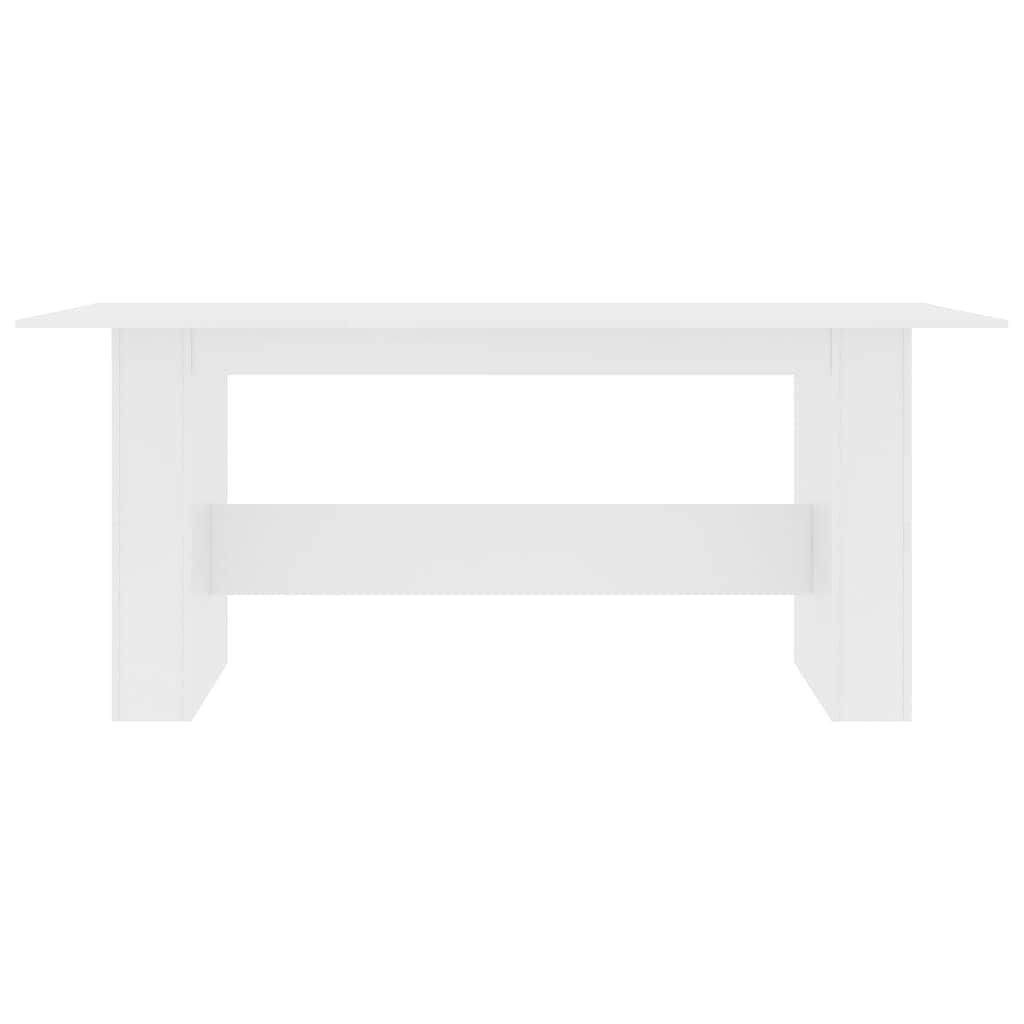 Dining Table  White Chipboard