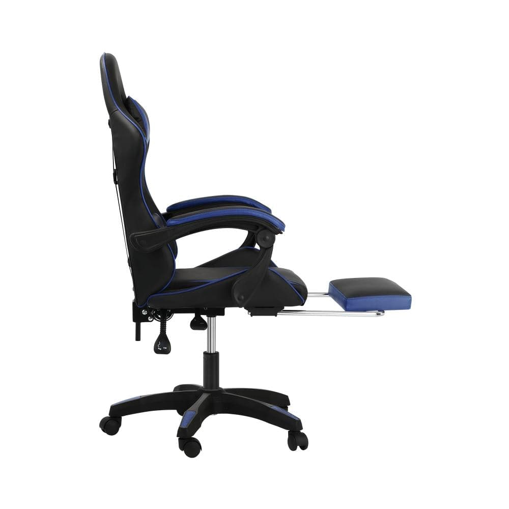 Discover the Gaming Throne with Built-in Massage and 135° Recline Black\Blue\Red