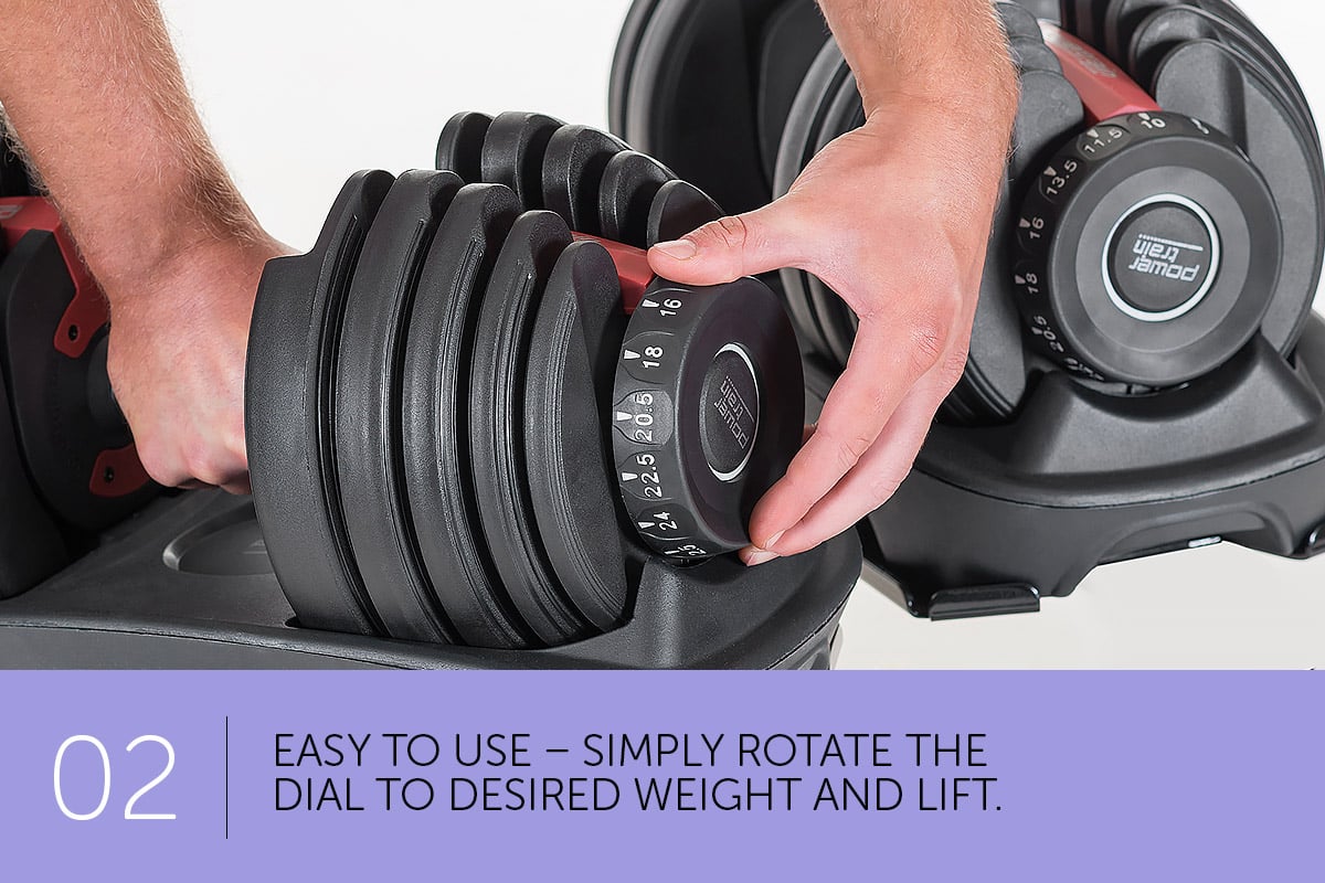 48kg Adjustable Dumbbell Home Gym Set