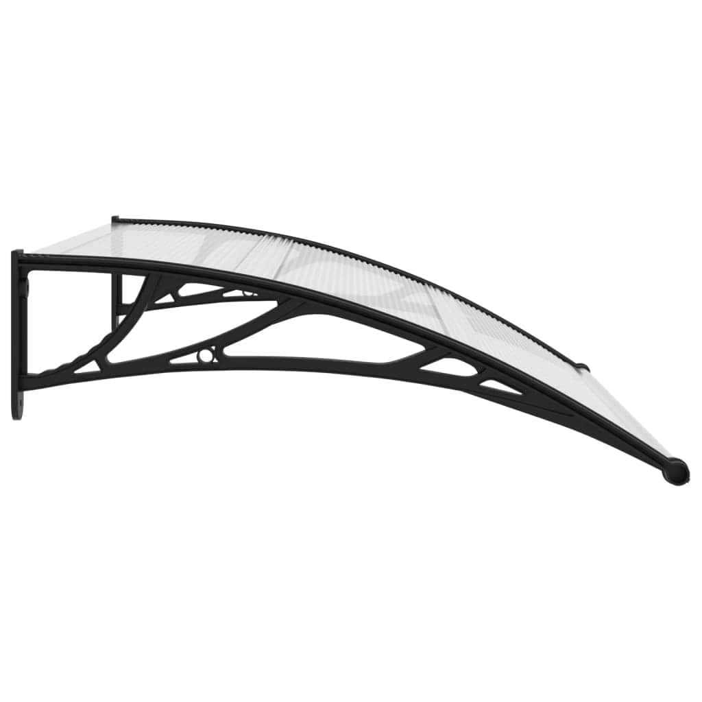 Door Canopy {Black and Transparent}