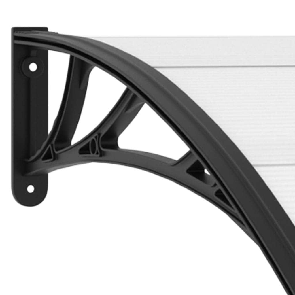 Door Canopy (Black and Transparent)