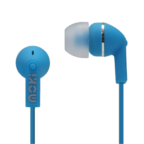 Dots Noise Isolation Earbuds - Blue