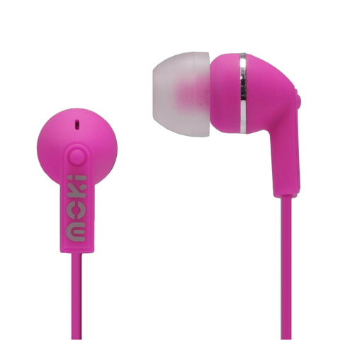 Dots Noise Isolation Earbuds - Pink