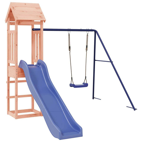 Douglas Wood Wonder: The Ultimate Playhouse with Slide and Swing