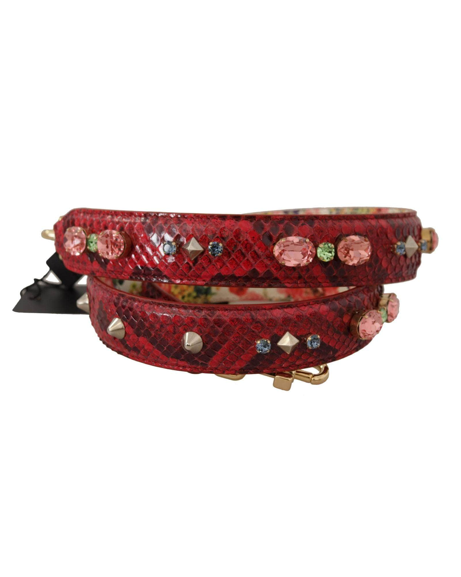 Dream Glimmering Pink/Beige/Red Studded Shoulder Strap