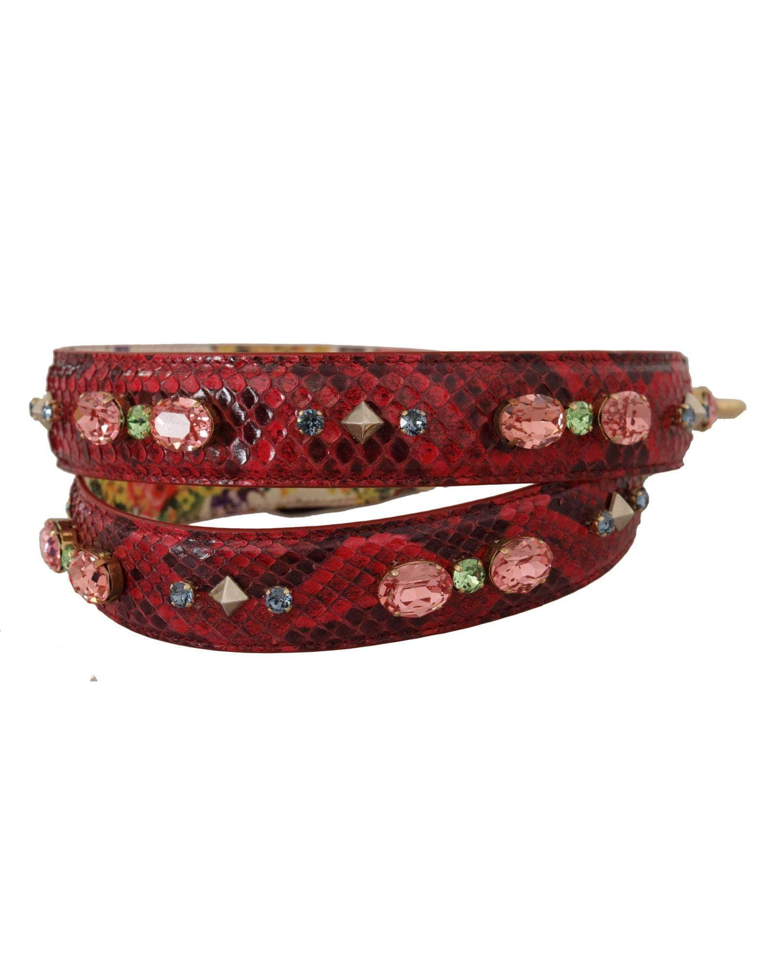 Dream Glimmering Pink/Beige/Red Studded Shoulder Strap