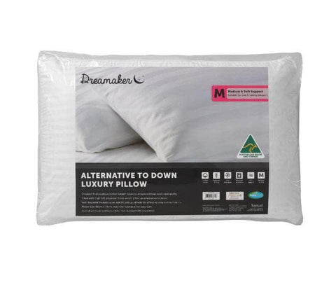 Dreamaker Alternative To Down Pillow Medium