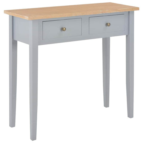 Dressing Console Table Grey Wood