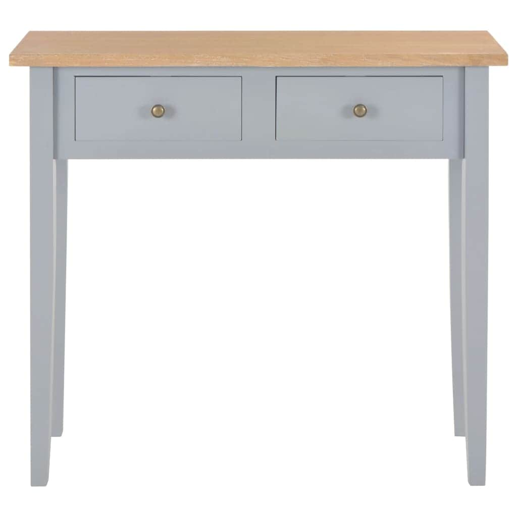 Dressing Console Table Grey Wood