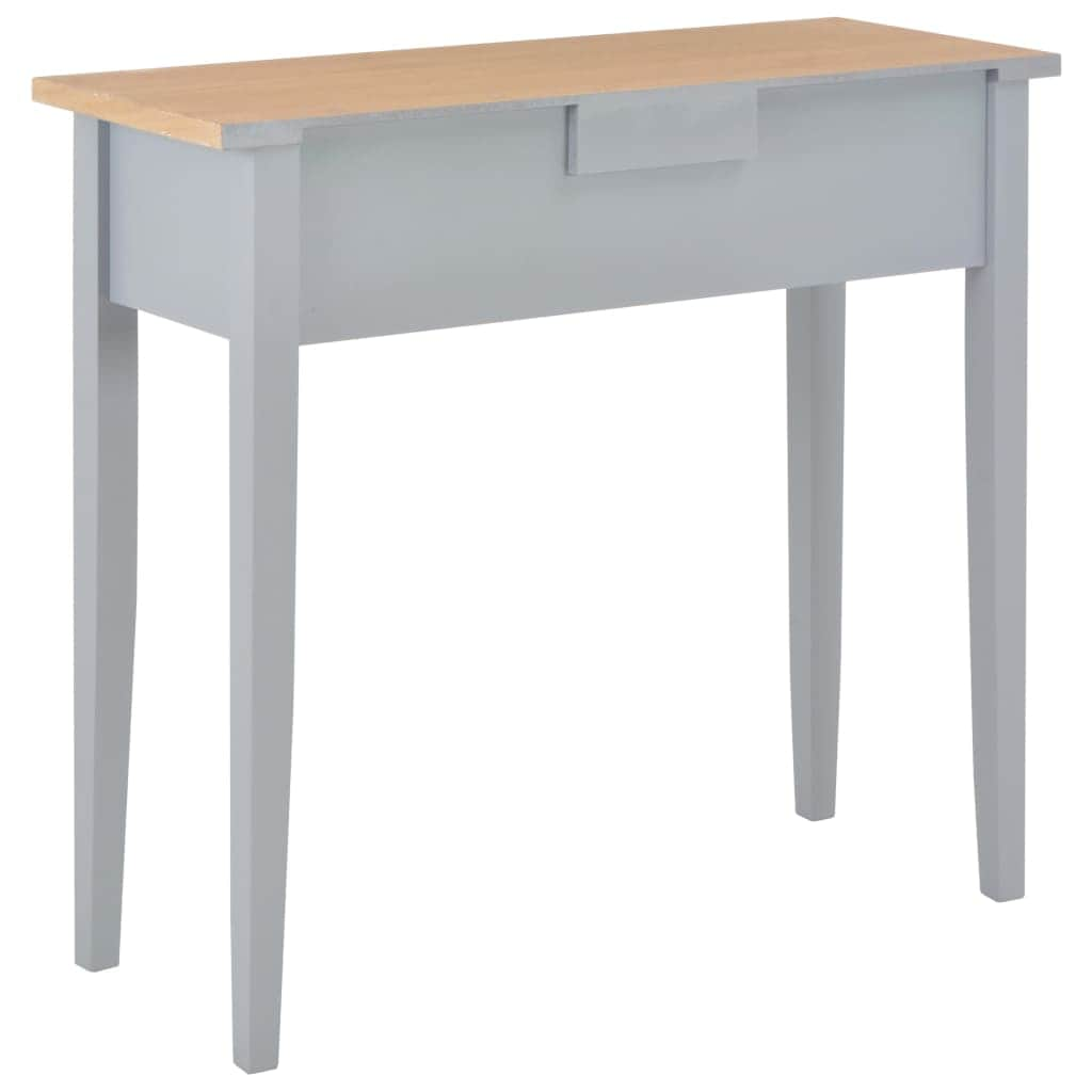 Dressing Console Table Grey Wood