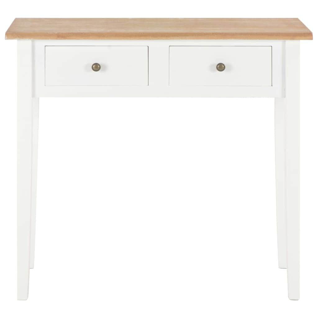 Dressing Console Table White Wood