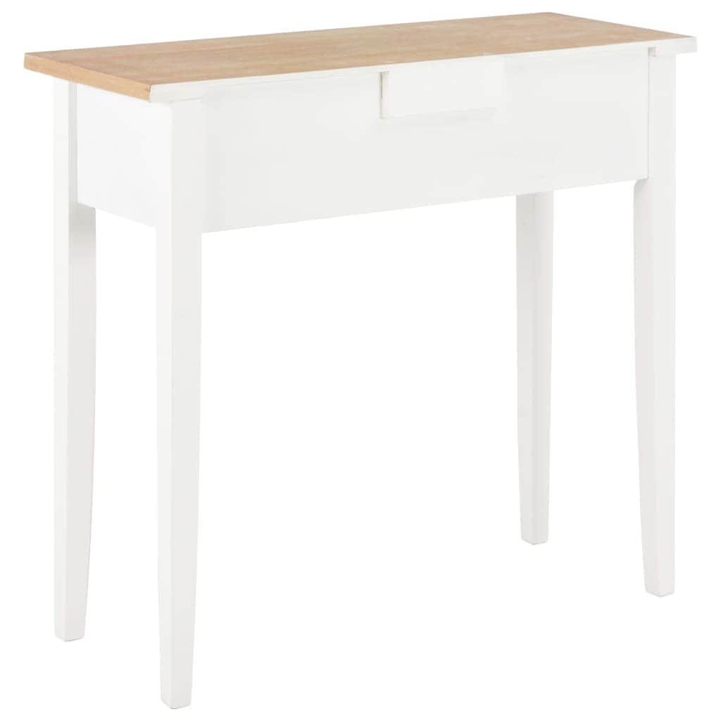 Dressing Console Table White Wood