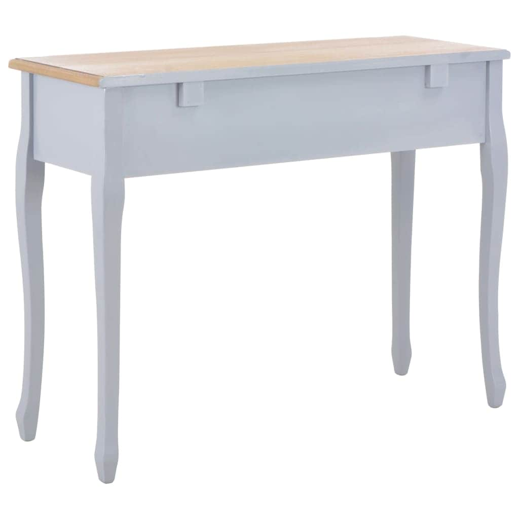 Dressing Console Table with 3 Drawers Grey