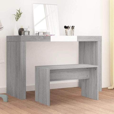 Dressing Stool Grey Sonoma Engineered Wood