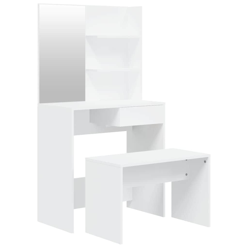 Dressing Table Set White