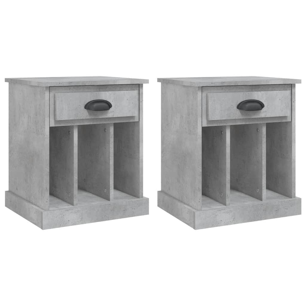 Dual Ivory Comfort: Set of 2 White Bedside Cabinets