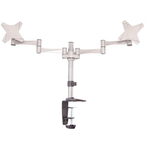 Dual Monitor Arm Desk Mount Stand 43Cm For 2 Lcd Displays