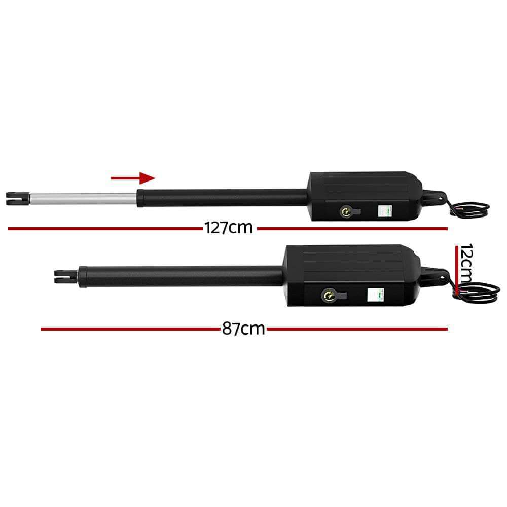 Dual Swing Gate Opener 20W Full Solar Power 600KG 10M