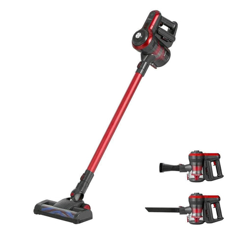 Durable Devanti Cordless Vacuum Cleaner - 250W Red