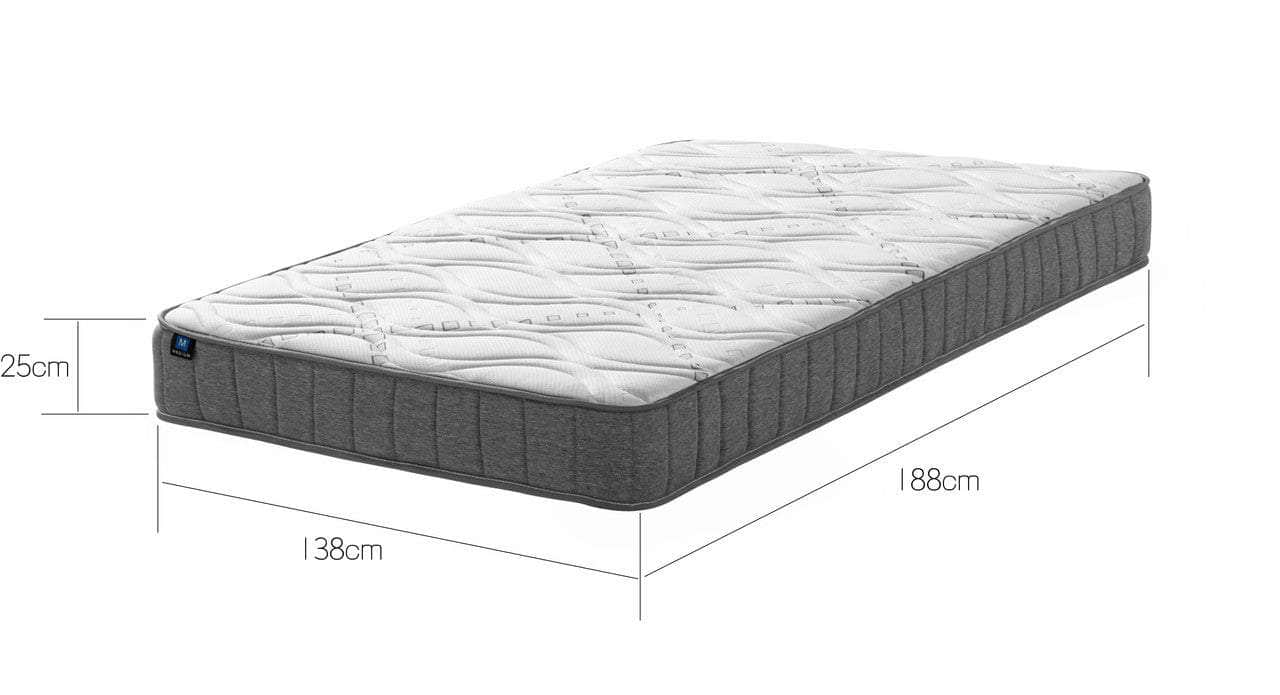 Easeful Eco Spay Foam Pocket Spring 20CM Double Hybrid Mattress