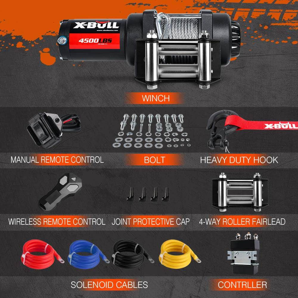 Efficient ATV Winching: Electric Winch with Synthetic Rope