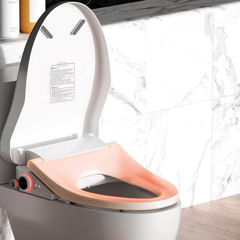 Electric Bidet Toilet Seat Cover with Auto Smart Spray and Knob - Electronic Seats