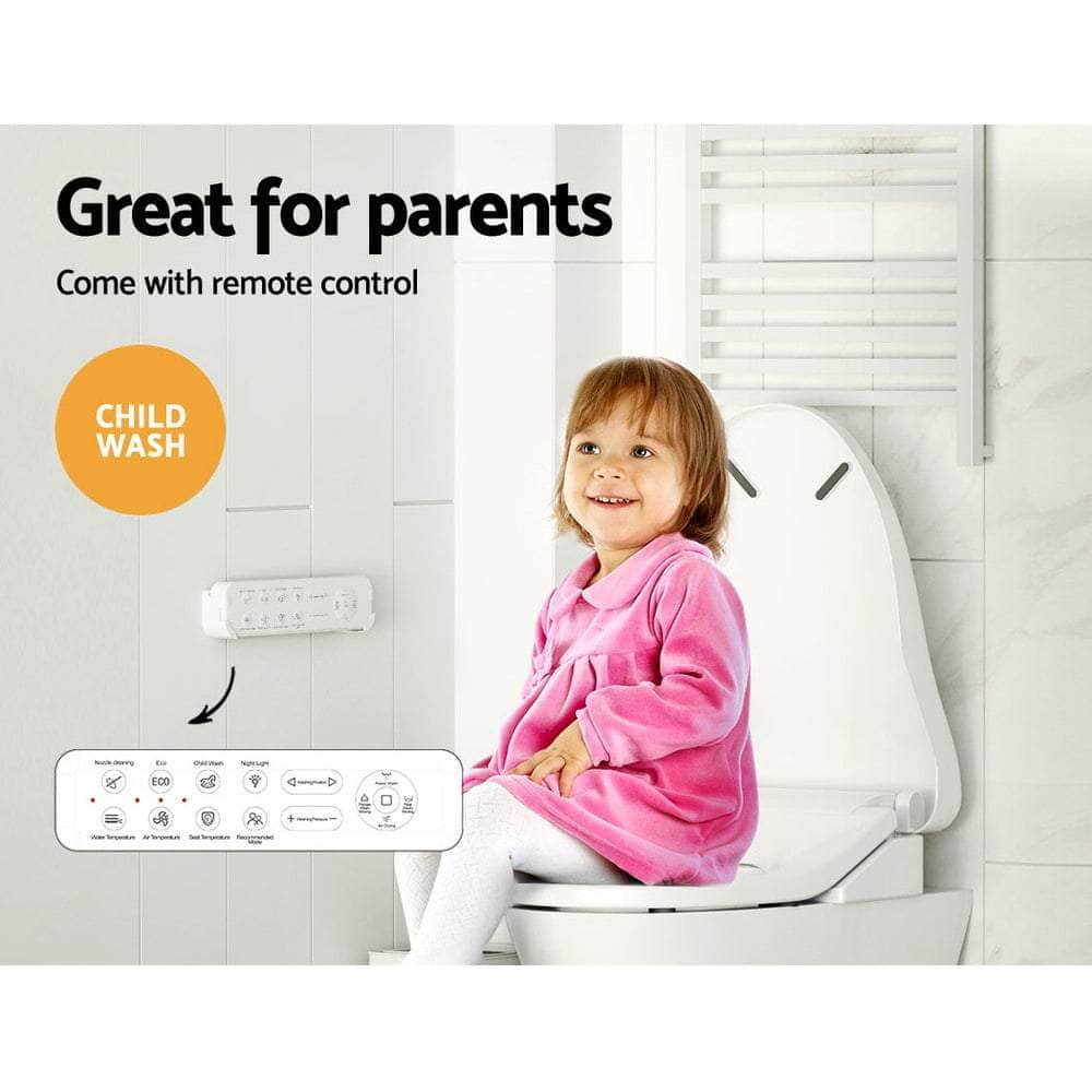 Electric Bidet Toilet Seat Cover with Auto Smart Spray and Knob - Electronic Seats