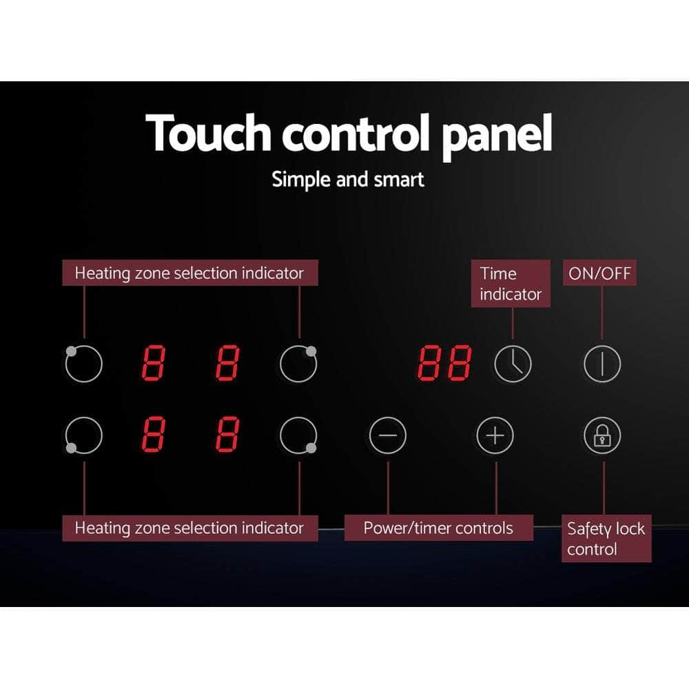 Electric Ceramic Cooktop 60cm Touch Control