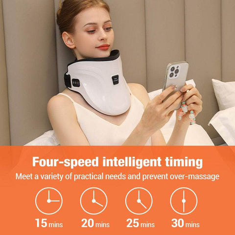 Electric Heated Neck Massager with Carbon Fiber Infrared Therapy & Customizable