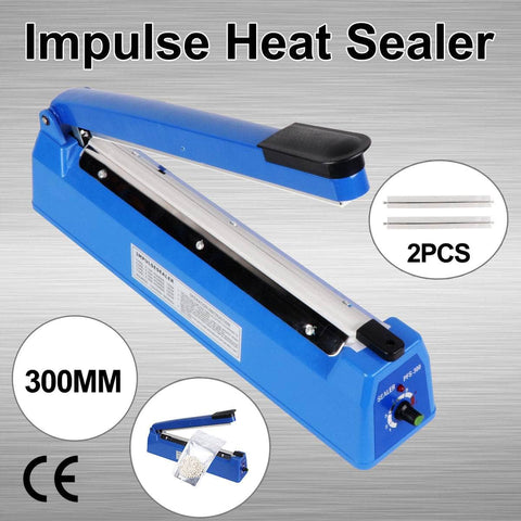 Electric Impulse Heat Sealer For Plastic Poly Bags (300Mm)